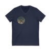 Campfire Under the Stars Jersey Short Sleeve V-Neck Tee