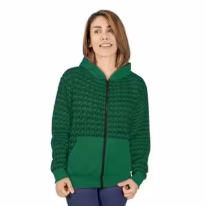 Lost Canyon Zip Up Grid Hoodie